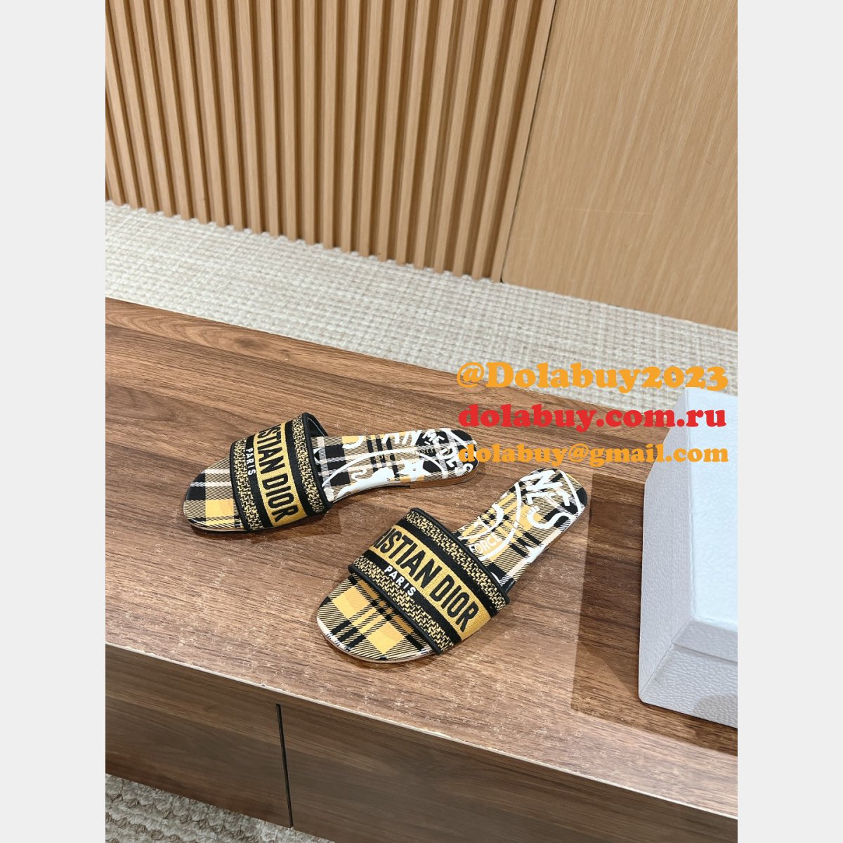 Fashion 7 Star Perfect DIOR DWAY SLIDE