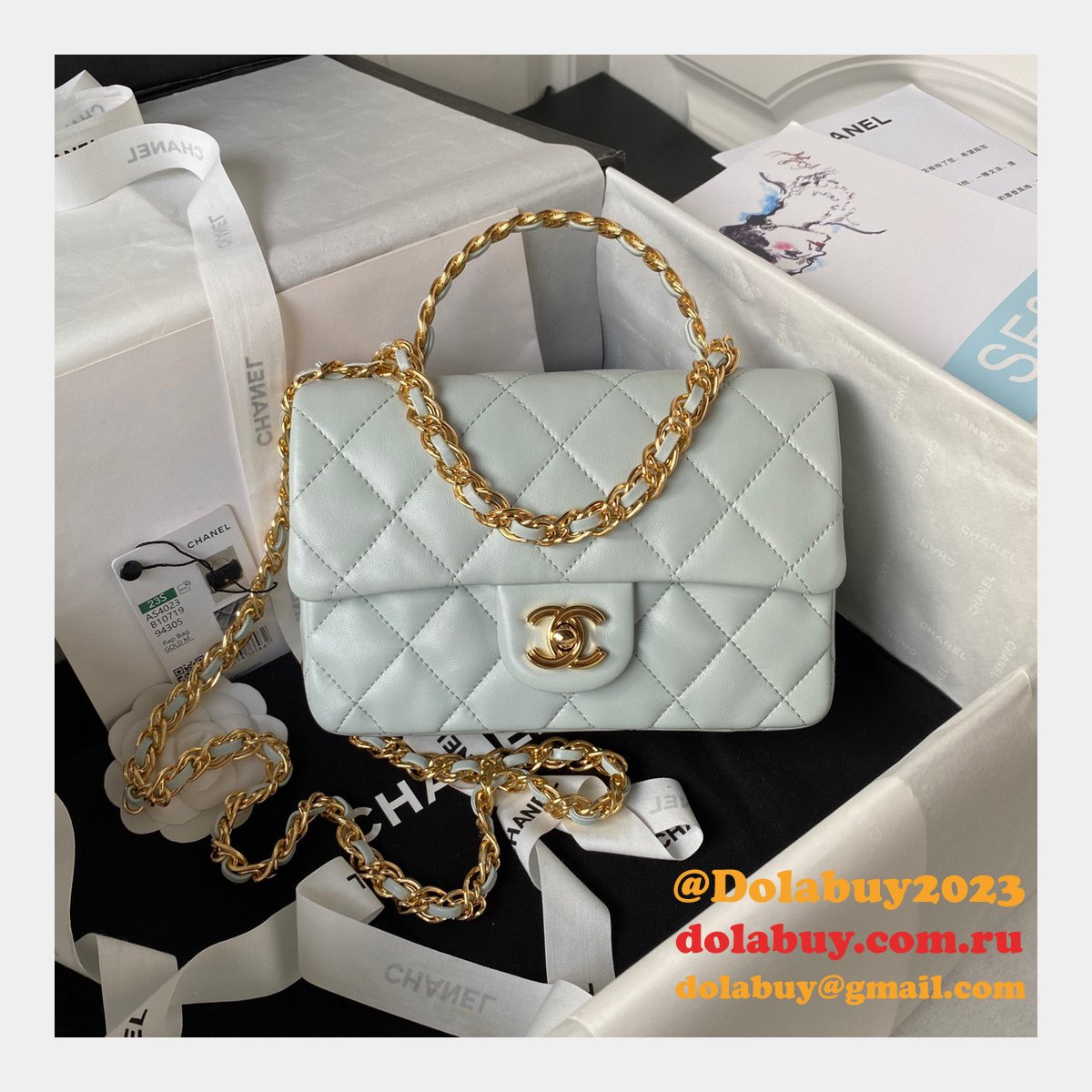 Perfect Fake Best Flap AS4023 Copy Top Handle Bag