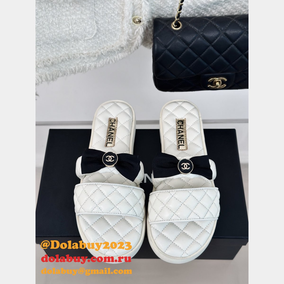 Fashion CC Slip Sandals Slippers Replica Shoes