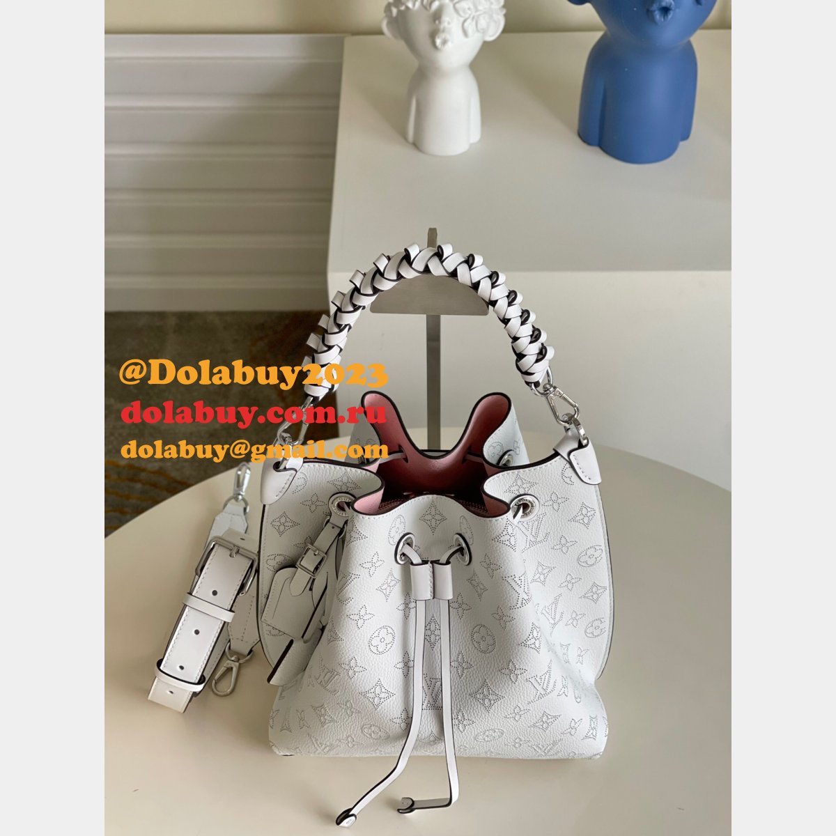 High Quality LV Designer Replica M58483 Wholesale Muria Mahina Leather Bag