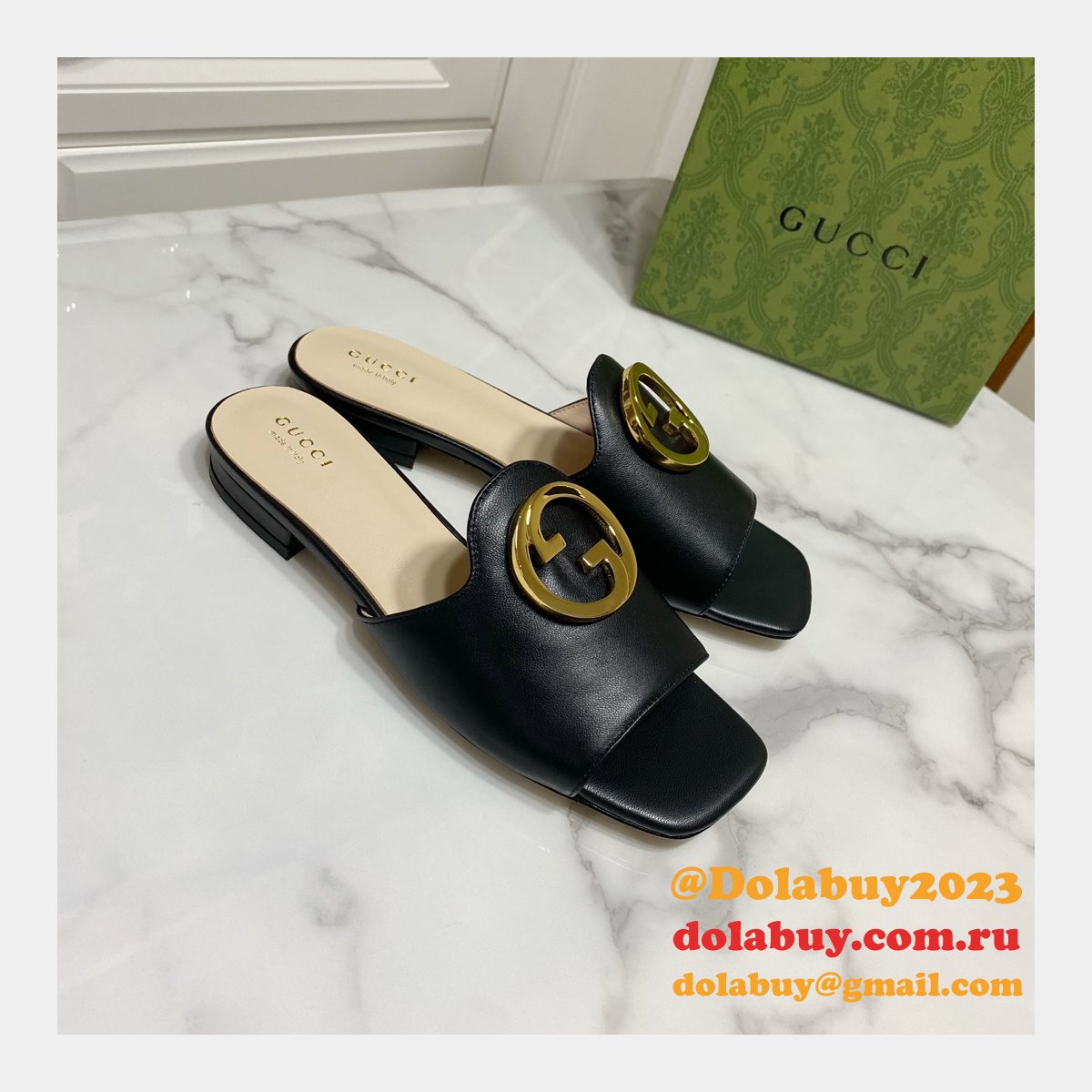 blondie inspired G*u*i platform sandals designer replica shoes