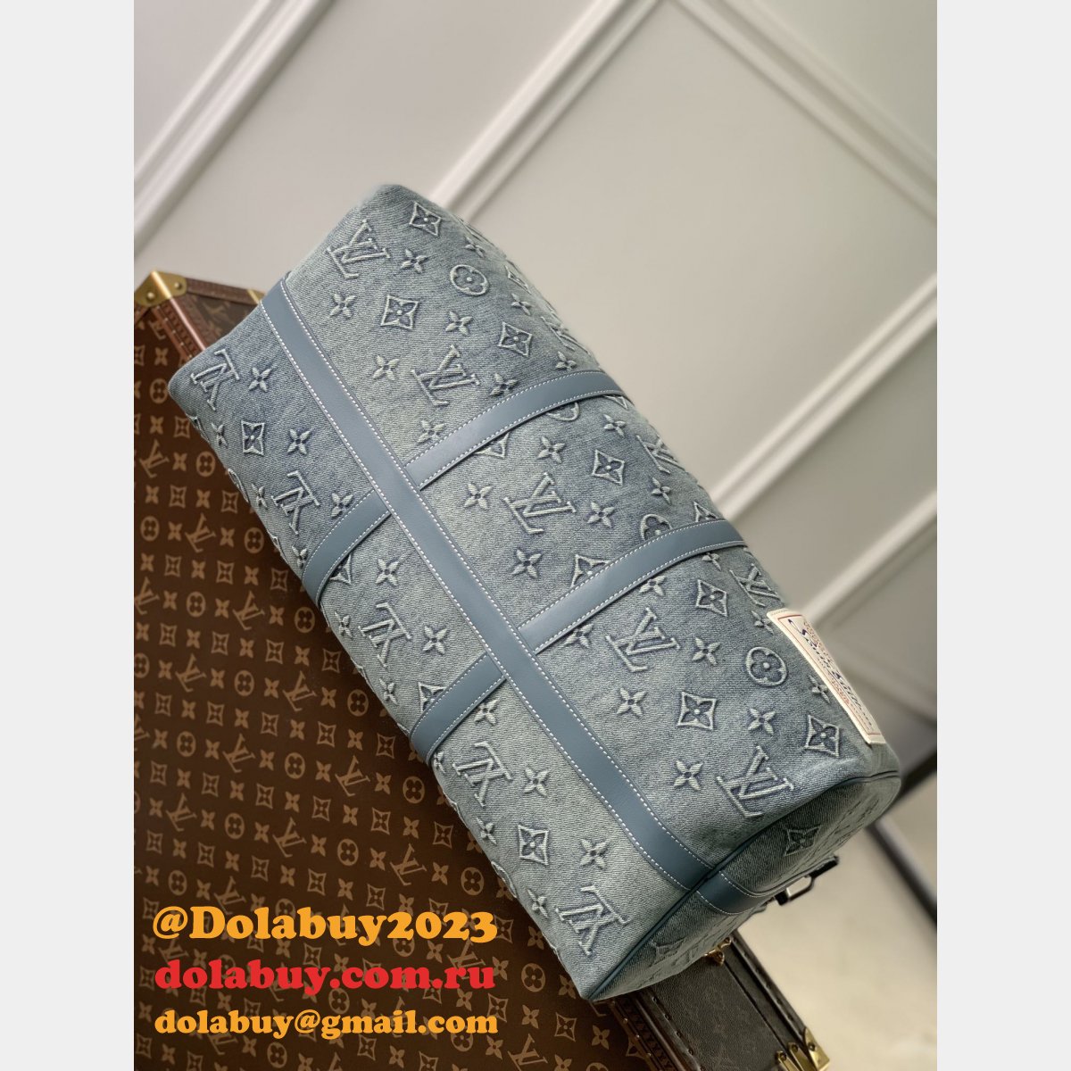 Keepall Bandoulière 50 Louis Vuitton M22532 Perfect Replica Bag