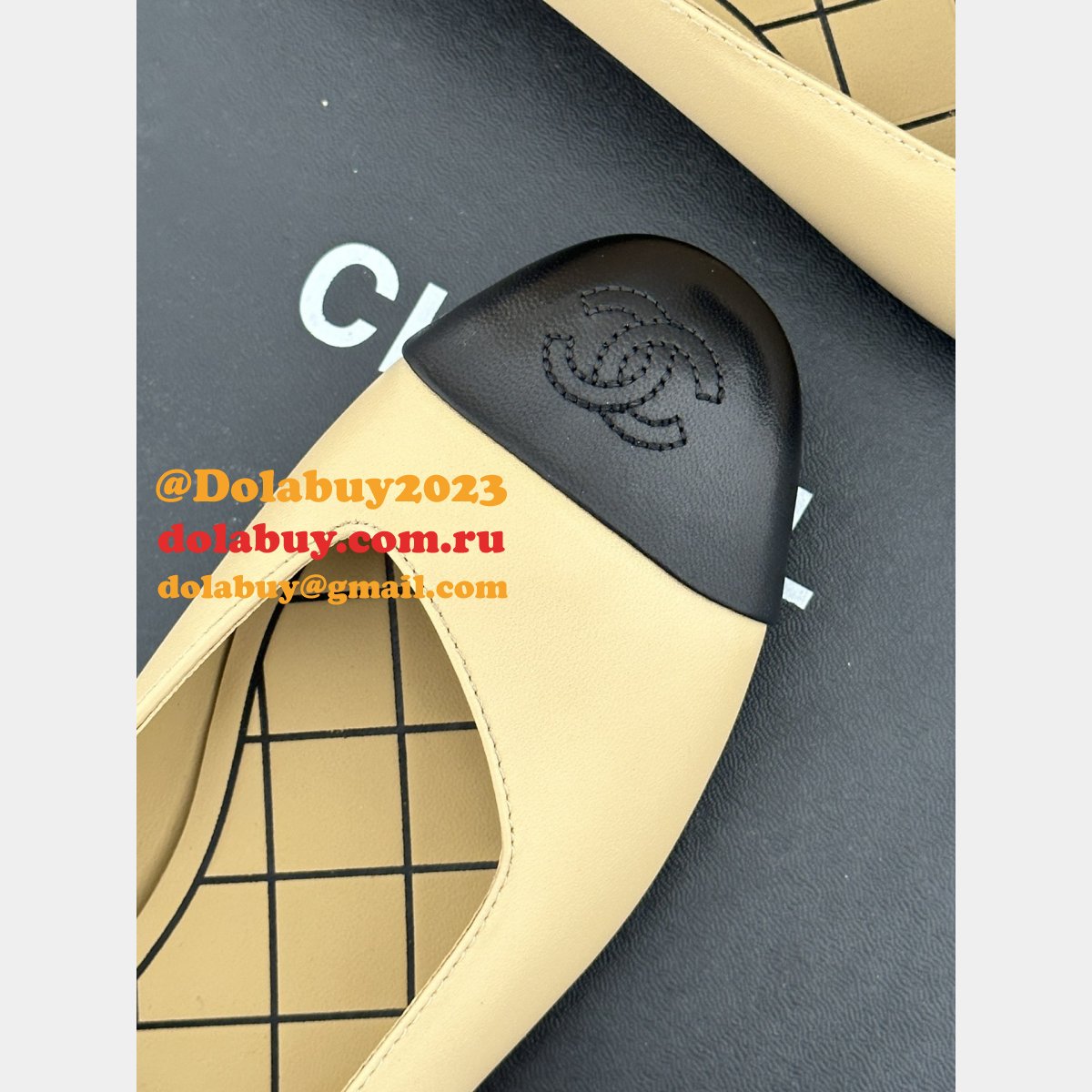 High-Quality Classic Replica Double C Mary Jane Shoes