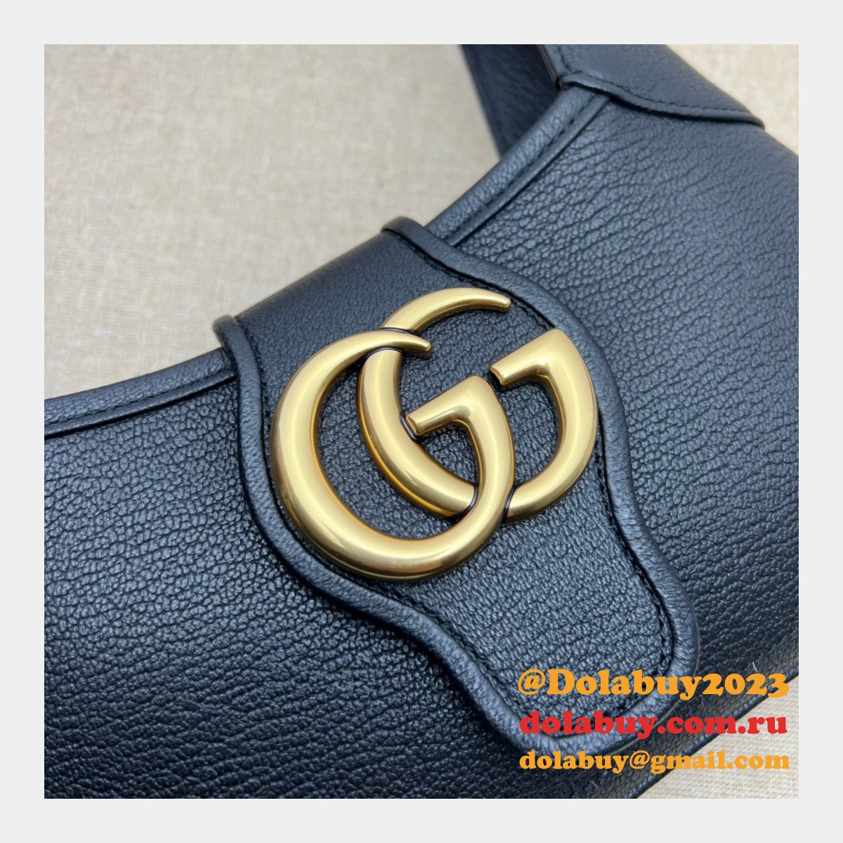 perfect G*u*i designer aphrodite 735106 shoulder half bag