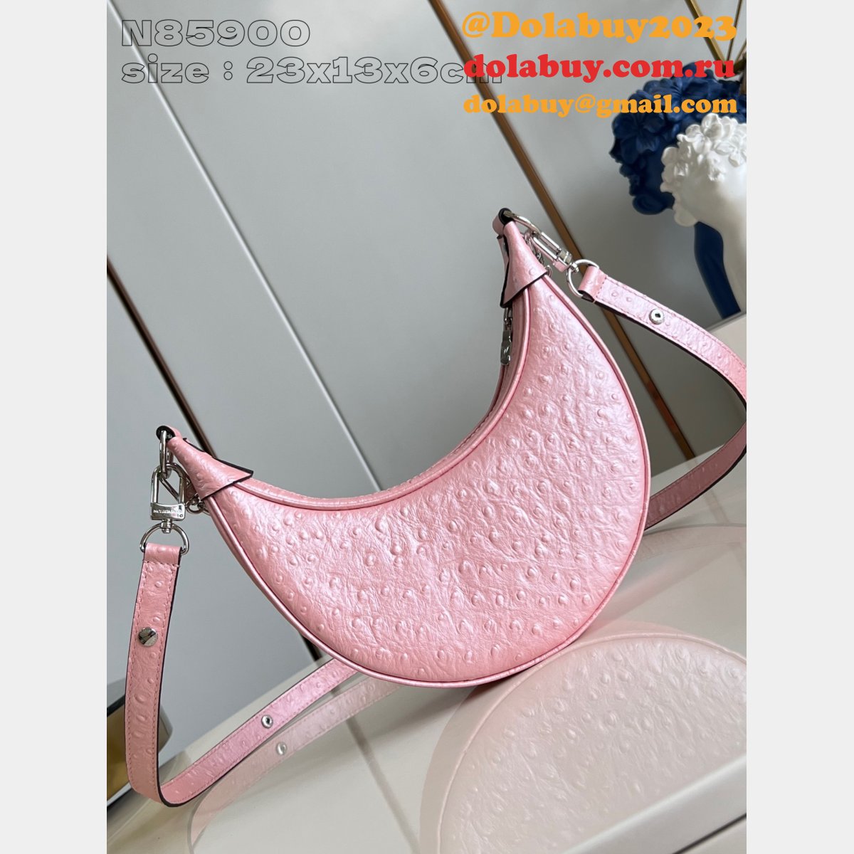 Louis Vuitton N85900 Loop Pm Autruche Exotic Duplicate Bags