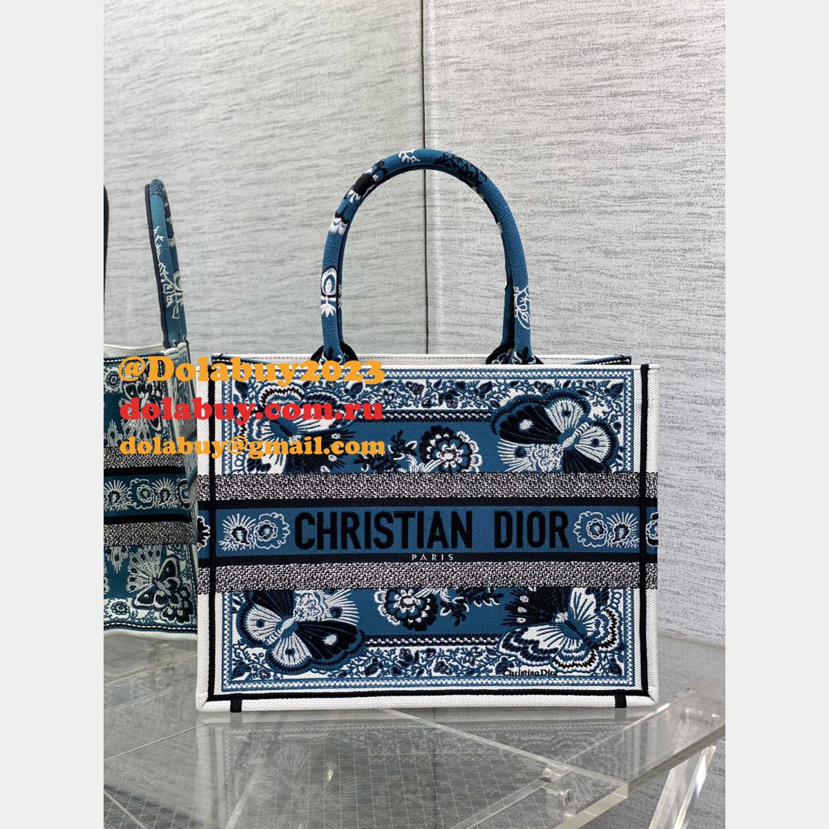 We Offer 1:1 Perfect Quality Designer Replica Dior CD Book Tote Wholesale