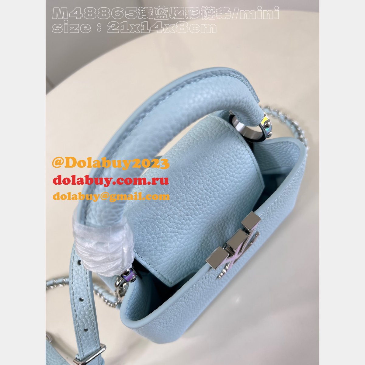 The Capucines Replica Top Quality Taurillon Louis Vuitton M48865 Bag