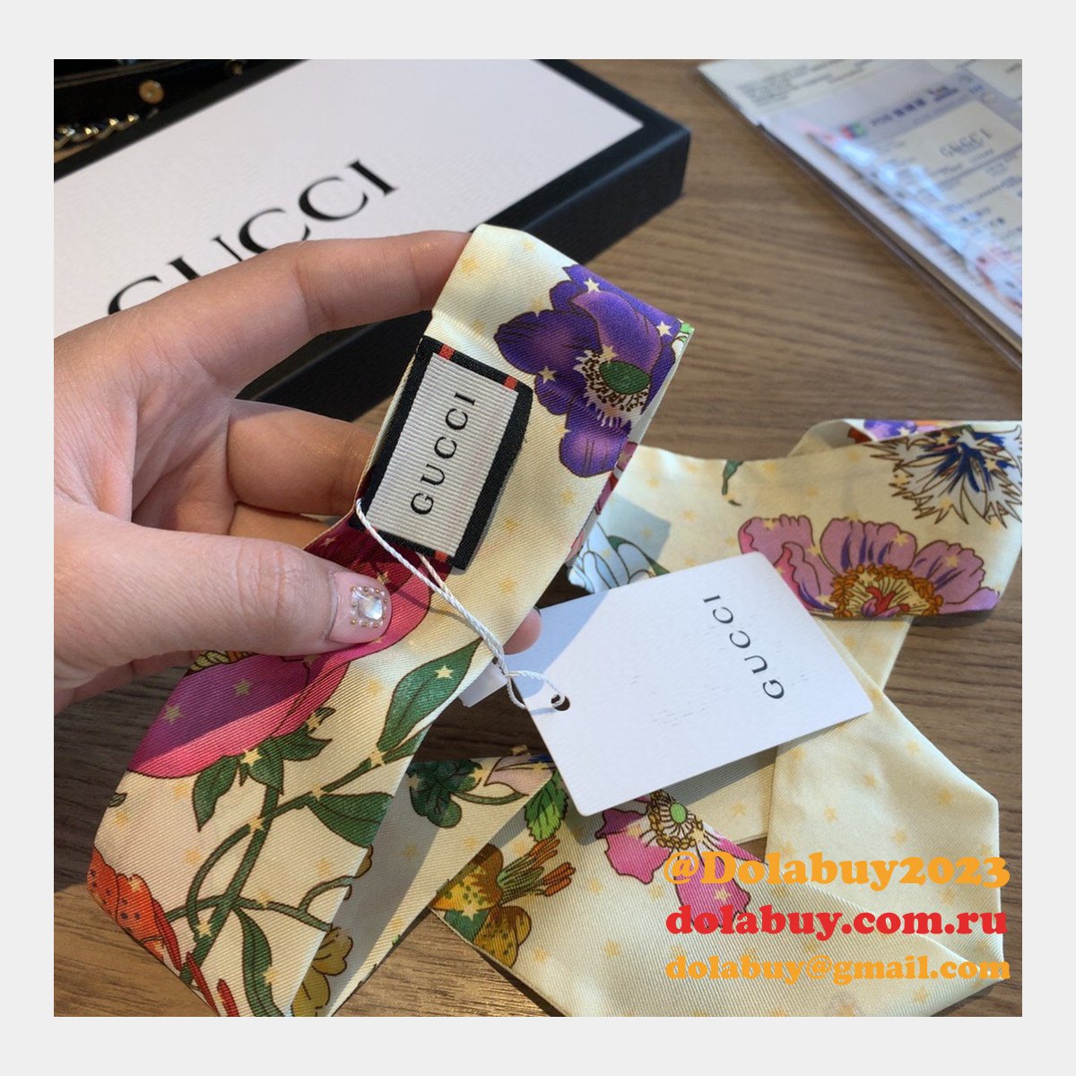 G*u*i aaa+ ribbon trim culotte trousers