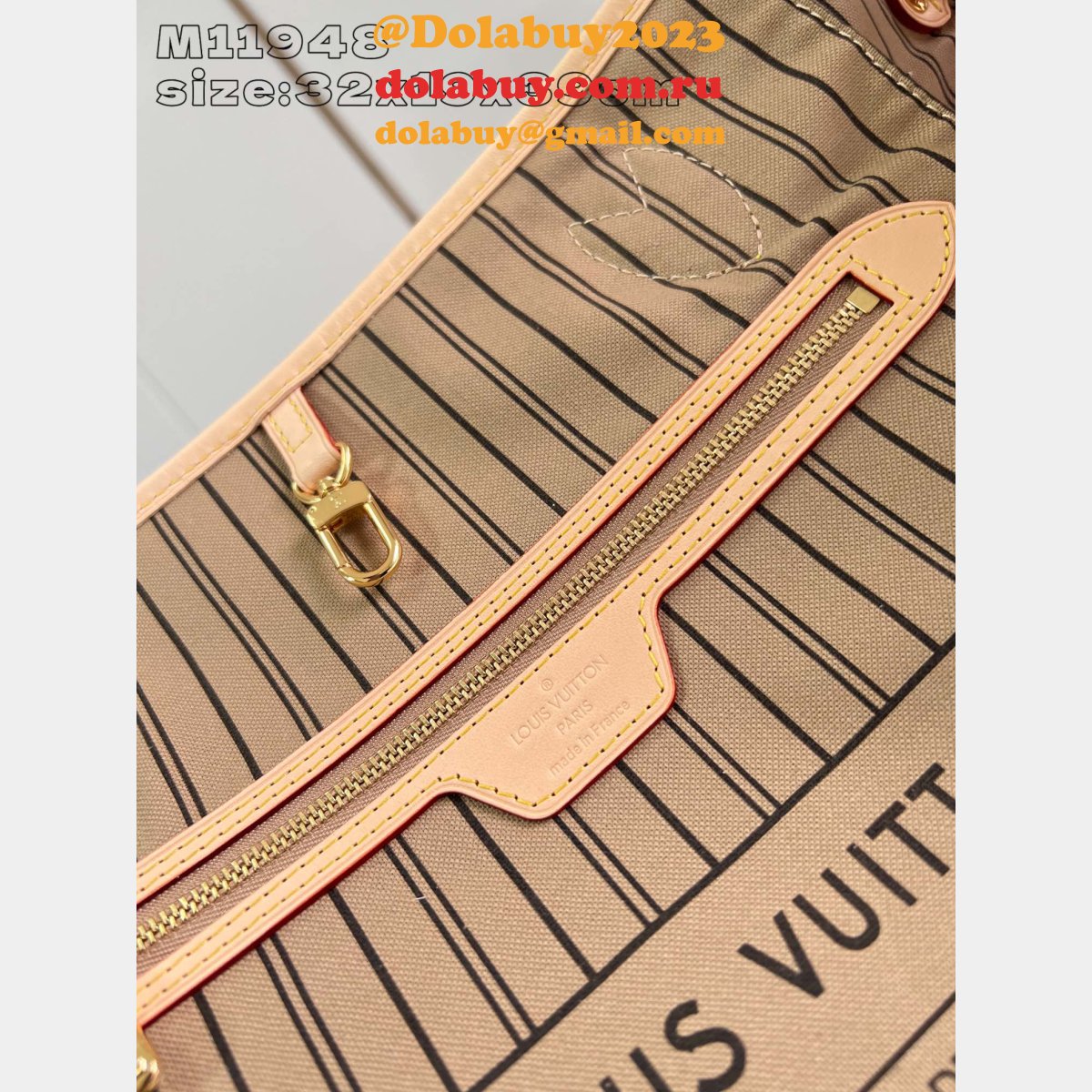 Louis Vuitton Duplicate Neverfull Bandoulière Inside Out GM M11948 Bag