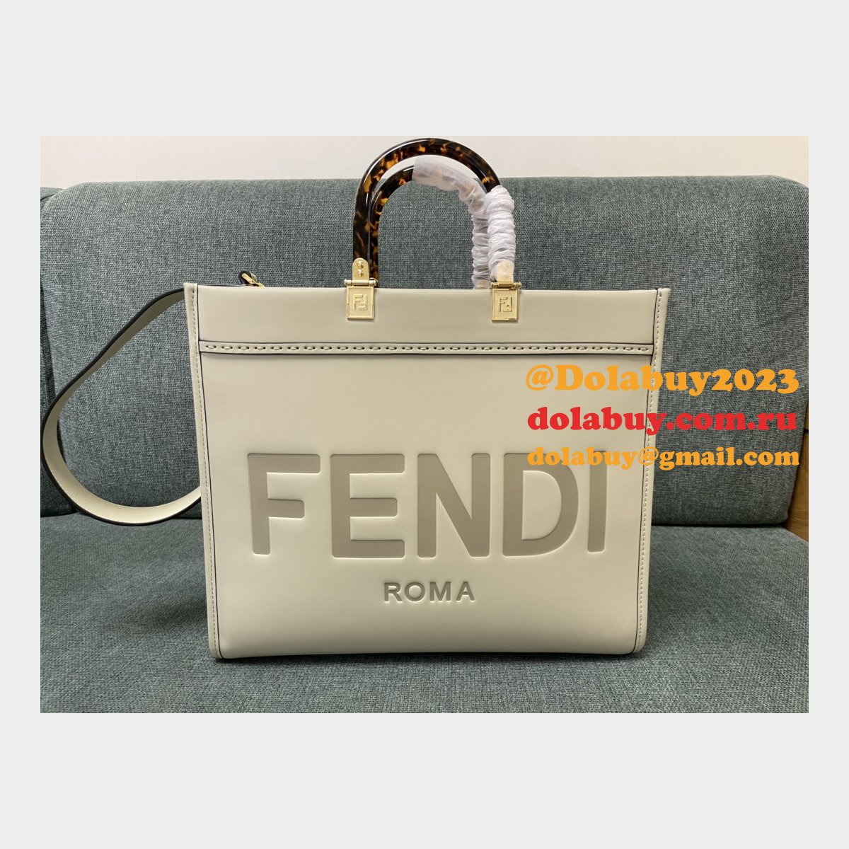 Best Knockoff FENDI TOTE Sunshine SMALL HANDBAG