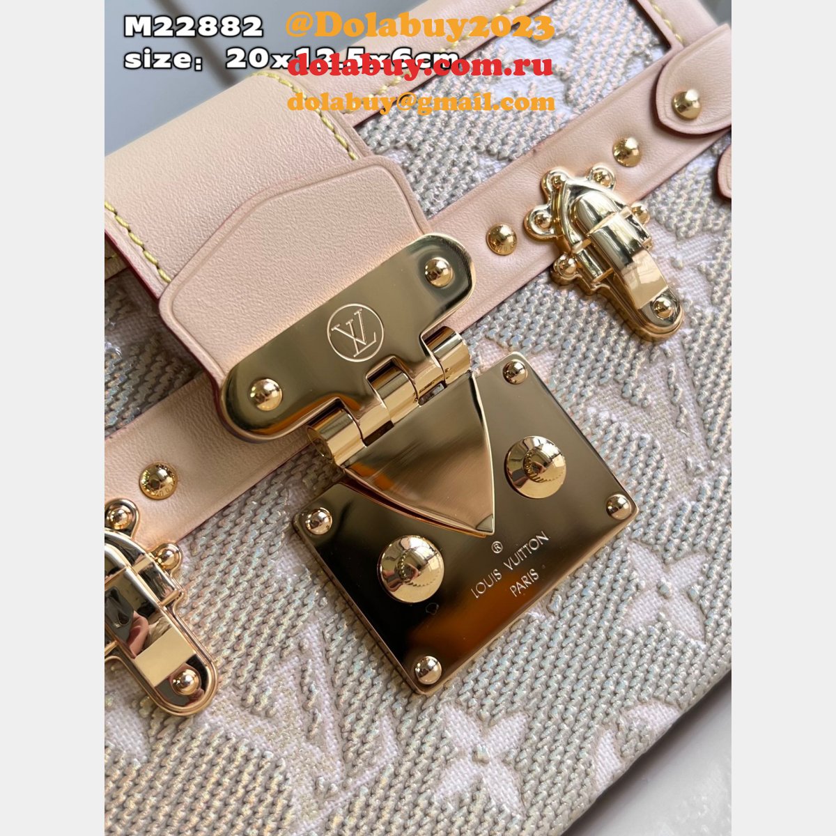 Petite Malle Other Monogram Canvas Replica Louis Vuitton M22882 Bag