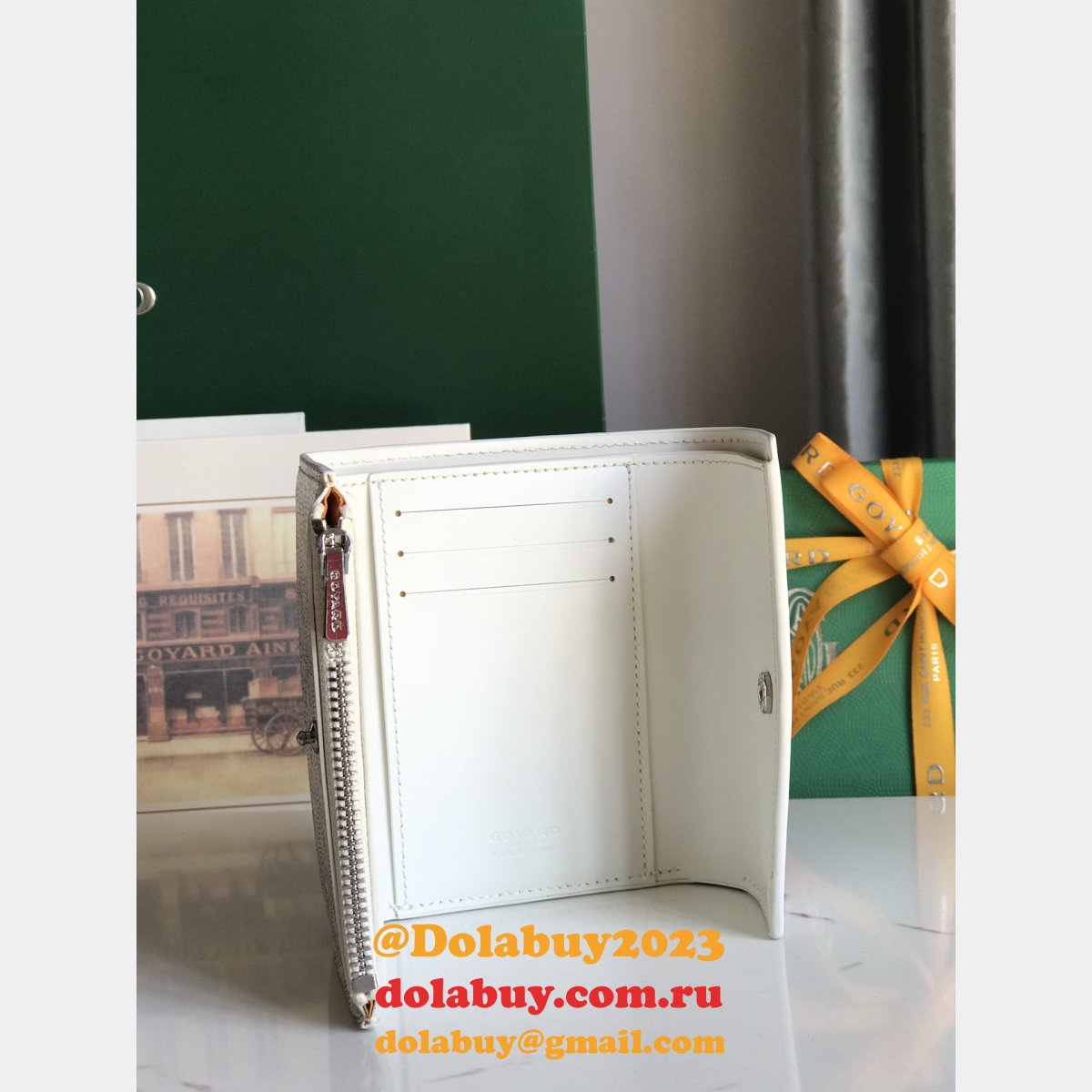 Top Quality Goyardine Saint-Gabriel wallet