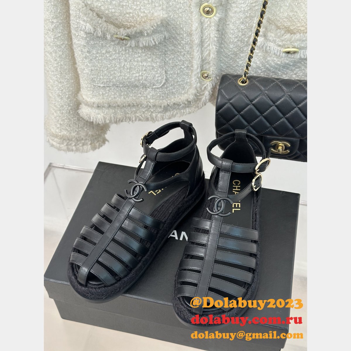 Replica Designer Fake Casual Style Elegant Sandals Shoes For Sale