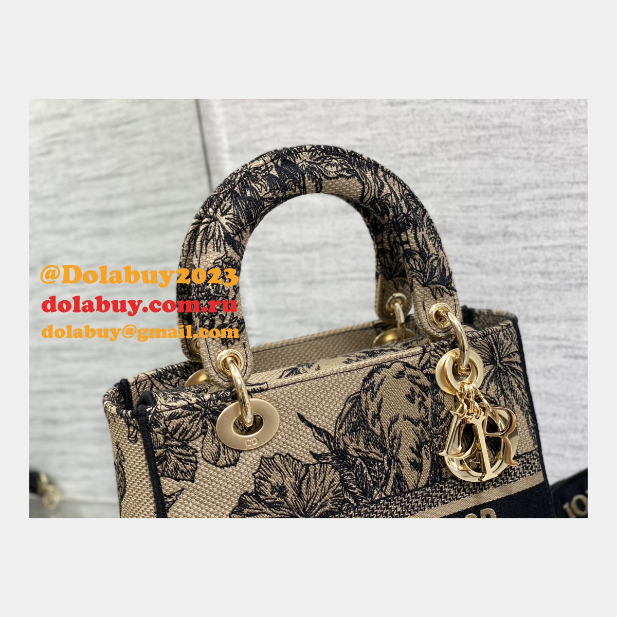 Christian Dior Perfect Designer Replica Lady Dior 24cm Handbags