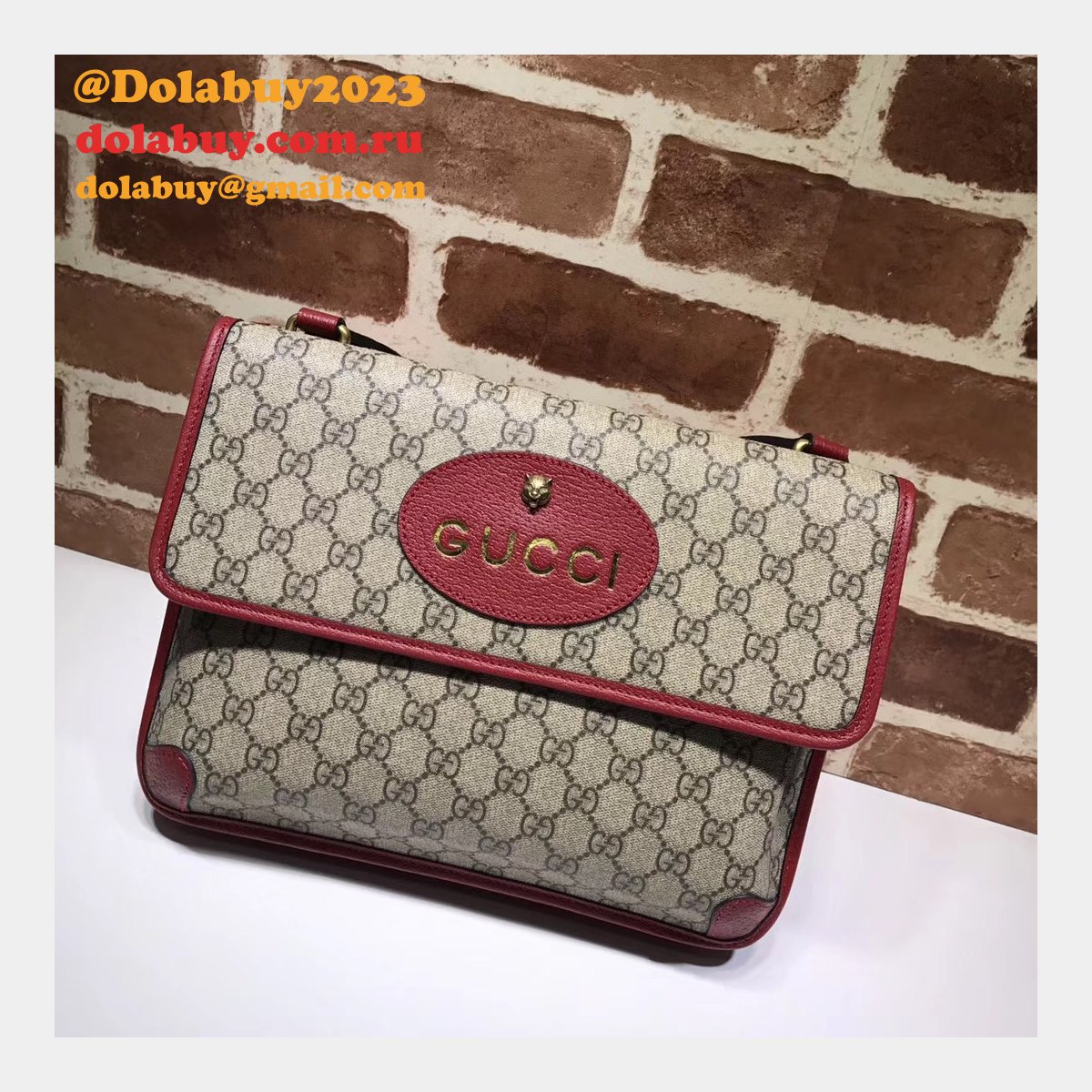 G*u*i best top quality gg supreme messenger 495654 bag