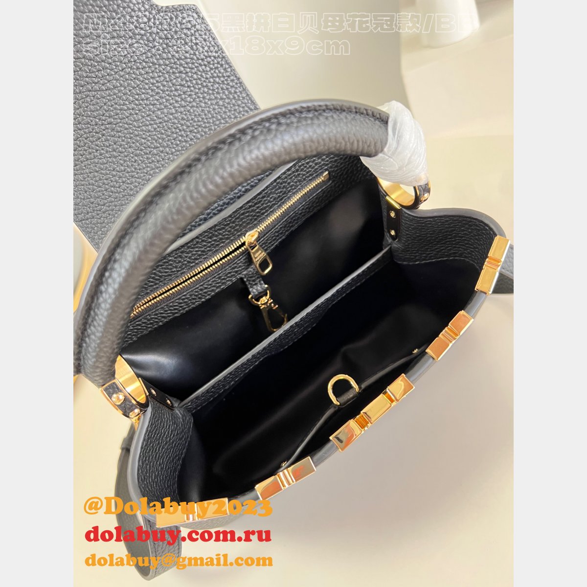Wholesale M48865 The Capucines Designer Louis Vuitton Replica Bag