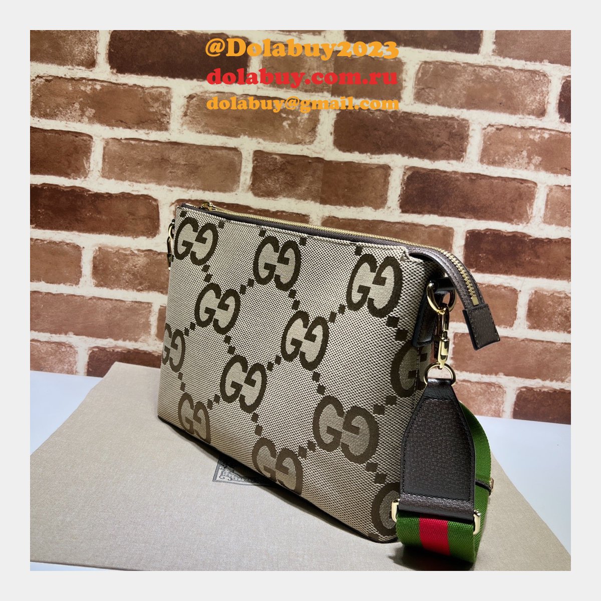 The highest quality fake gucci 699130 Jumbo GG messenger bag