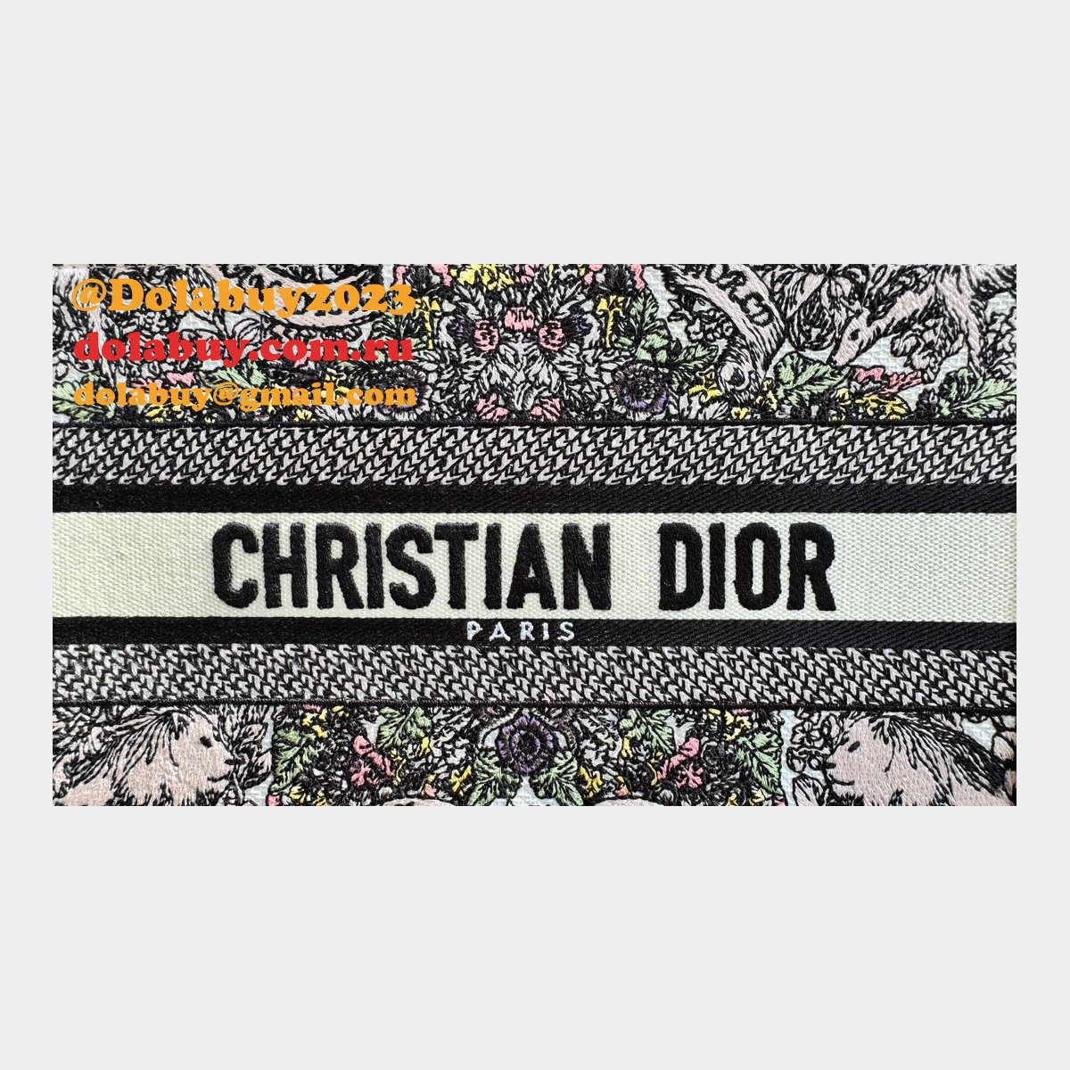 Replica Christian Dior Book Tote 2025 1:1 Mirror Bag