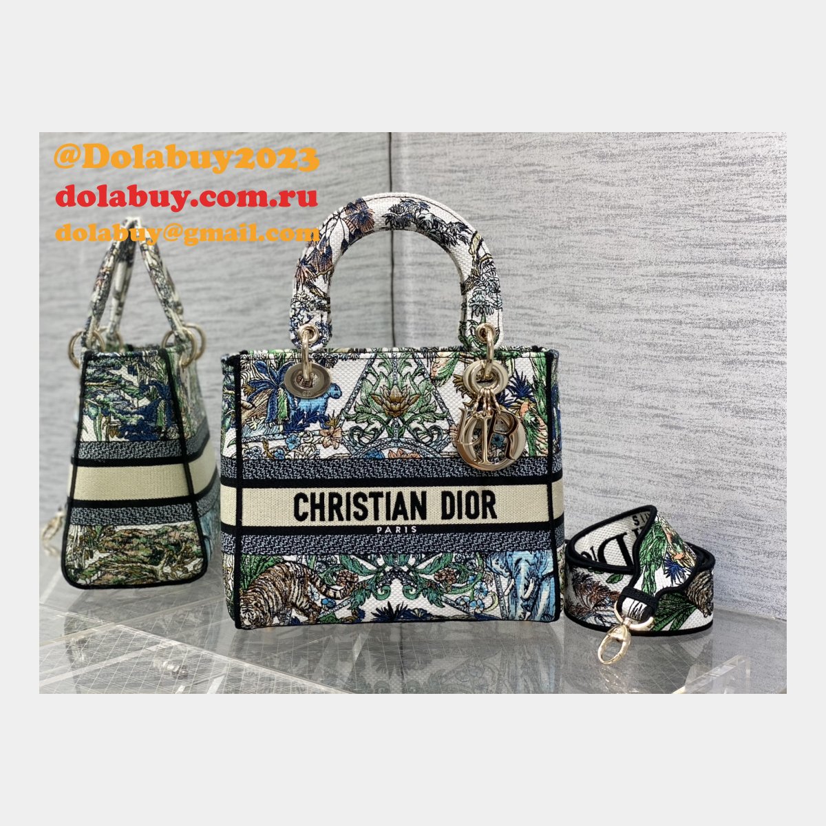 Lady Dior 24cm 100% Identical Lady Replica Bag Sale Online