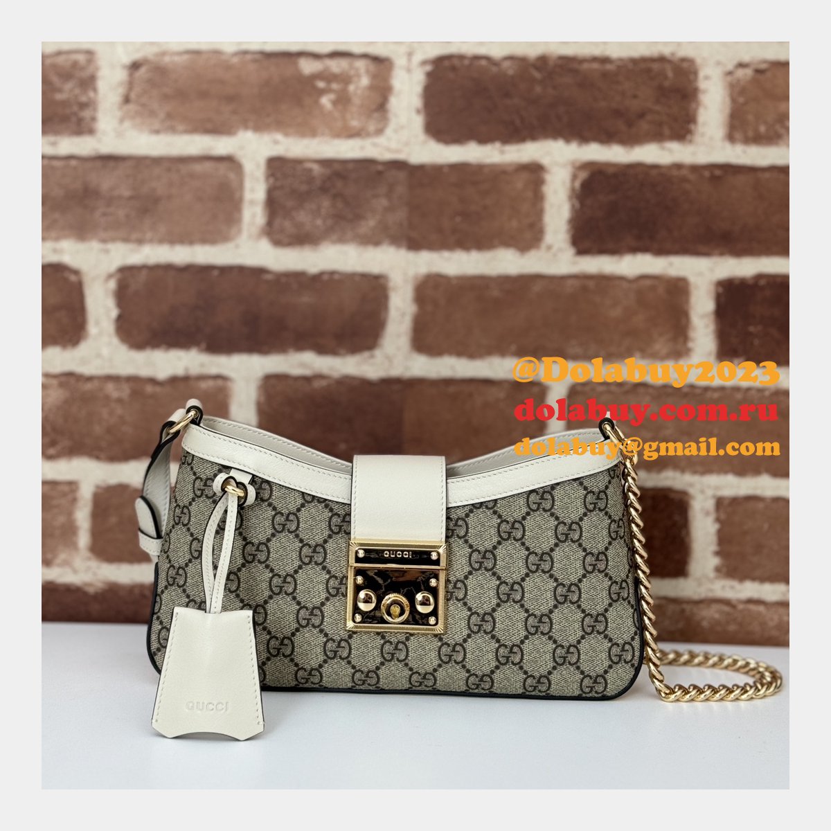 Gucci Best Quality Replicas 811705 Padlock Shoulder Bag