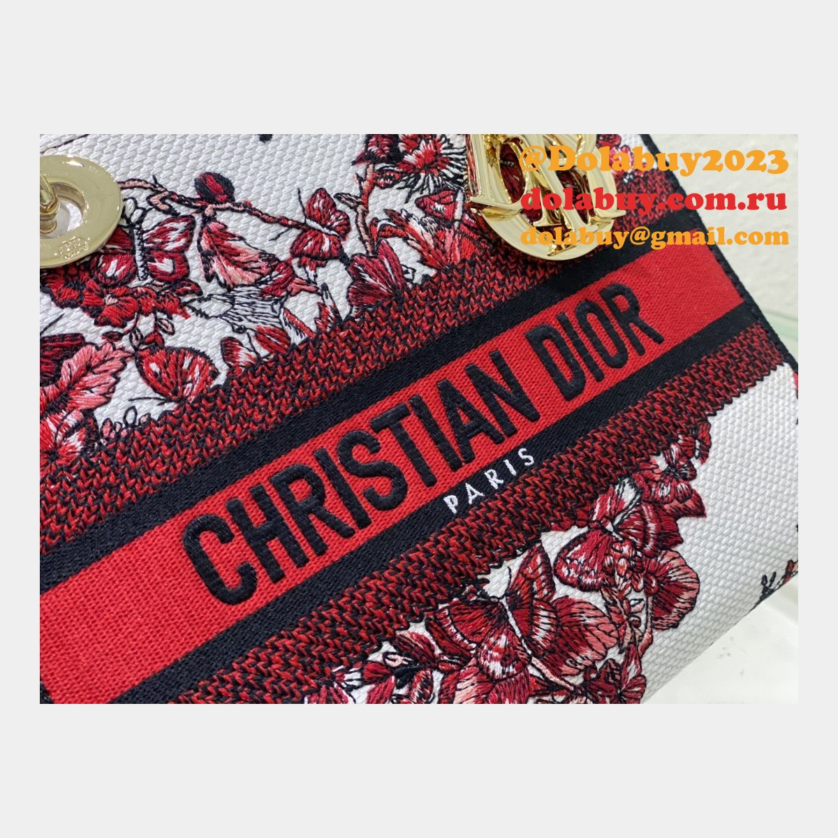 Designer Christian Lady Dior 24CM Online Fake Bag Store