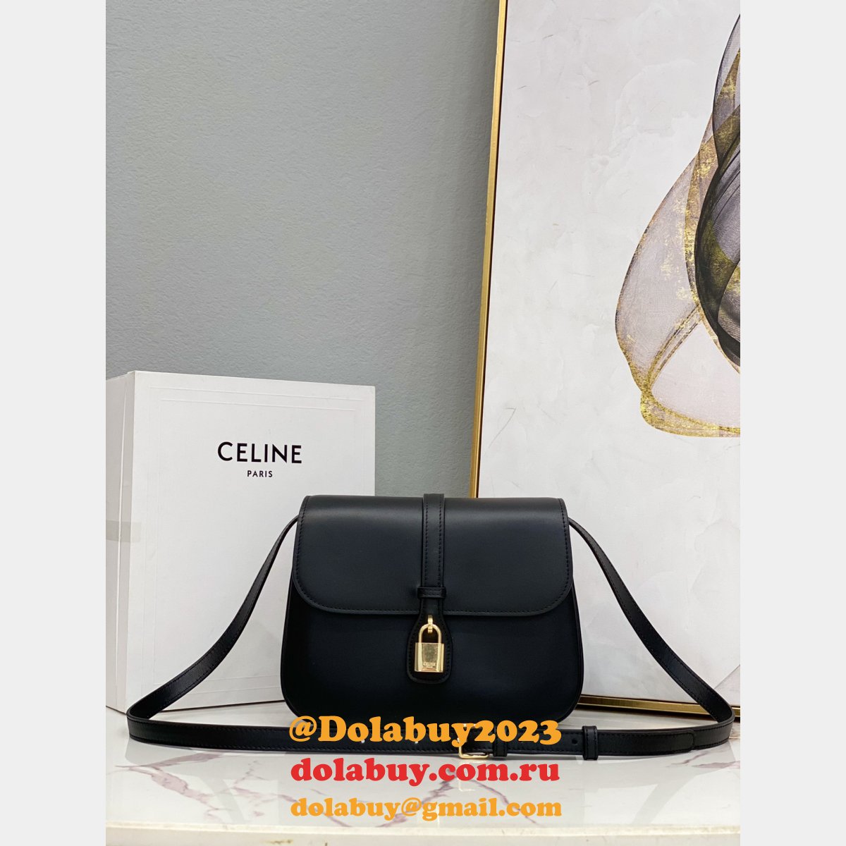 Dolabuy Replica Celine Tabou Smooth Calfskin Shoulder 196853 Bags