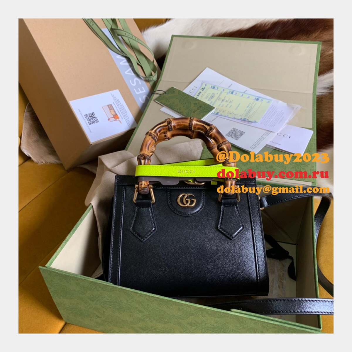 Top Quality Replica Gucci Diana Mini Tote 655661 Bag