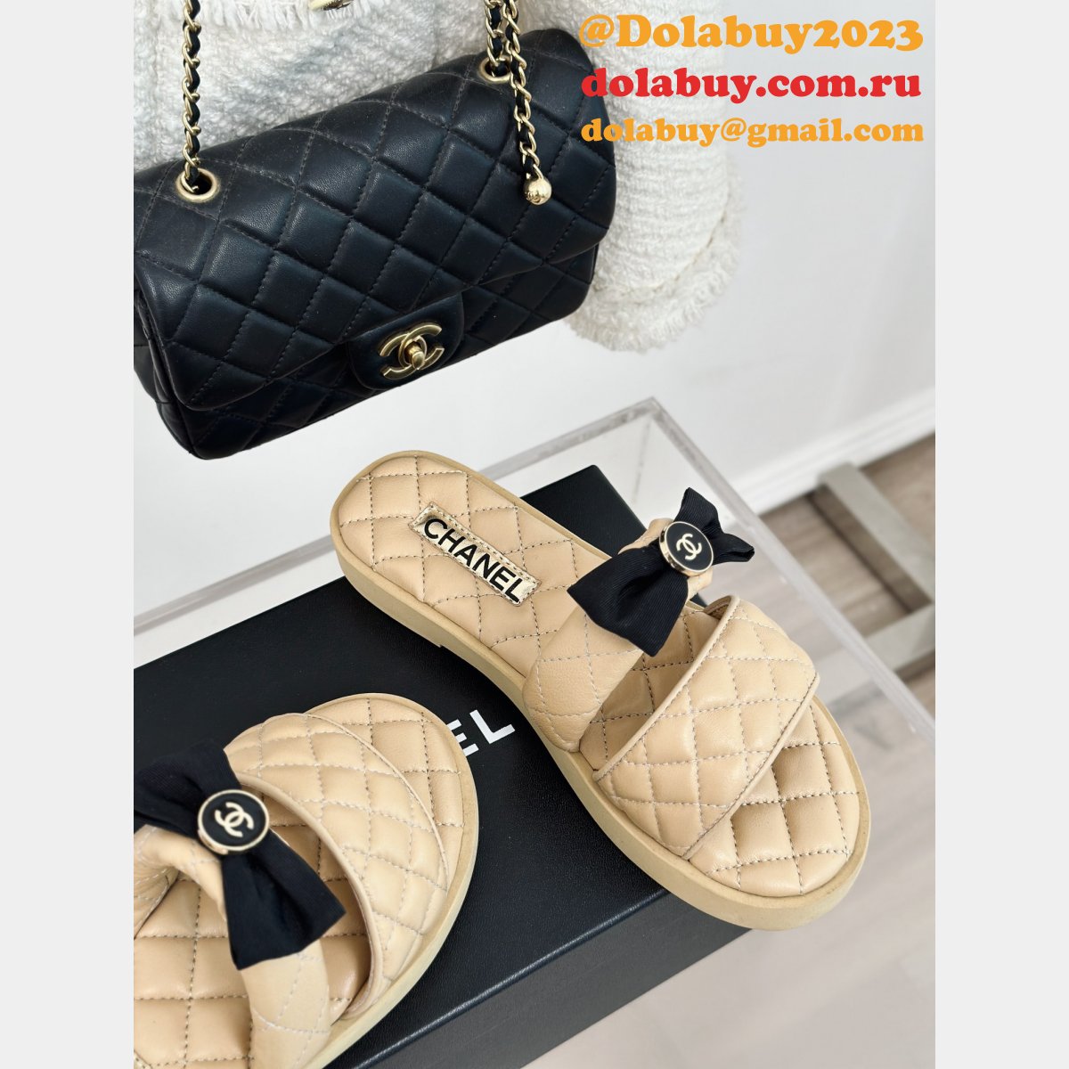 Fashion CC Slip Sandals Slippers Replica Shoes