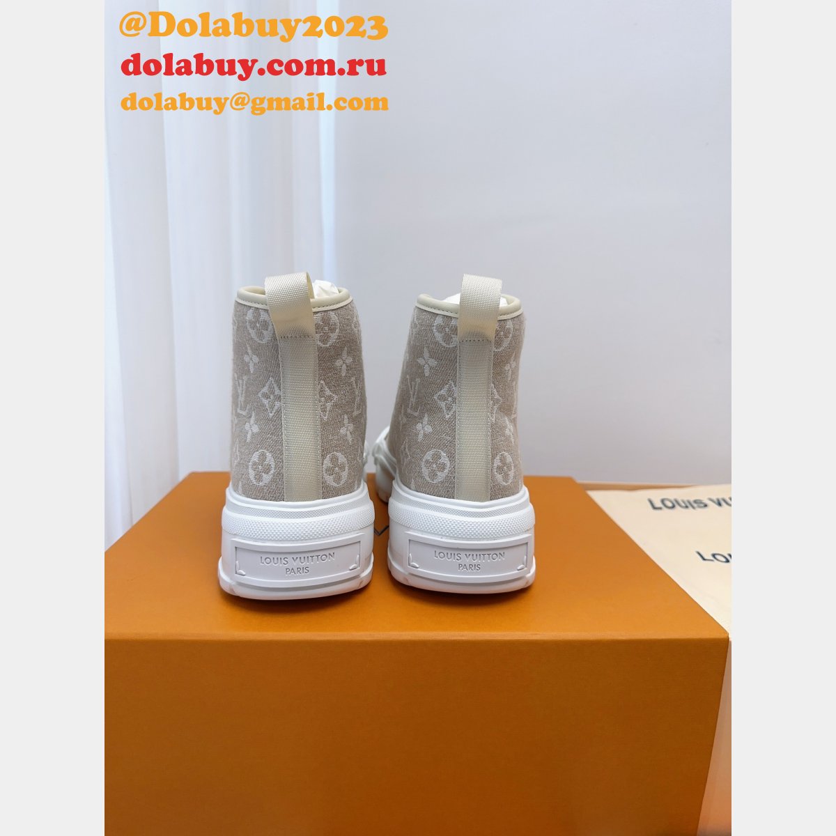 Replica Louis Vuitton Designer Squad Sneaker AAA+ Shoes