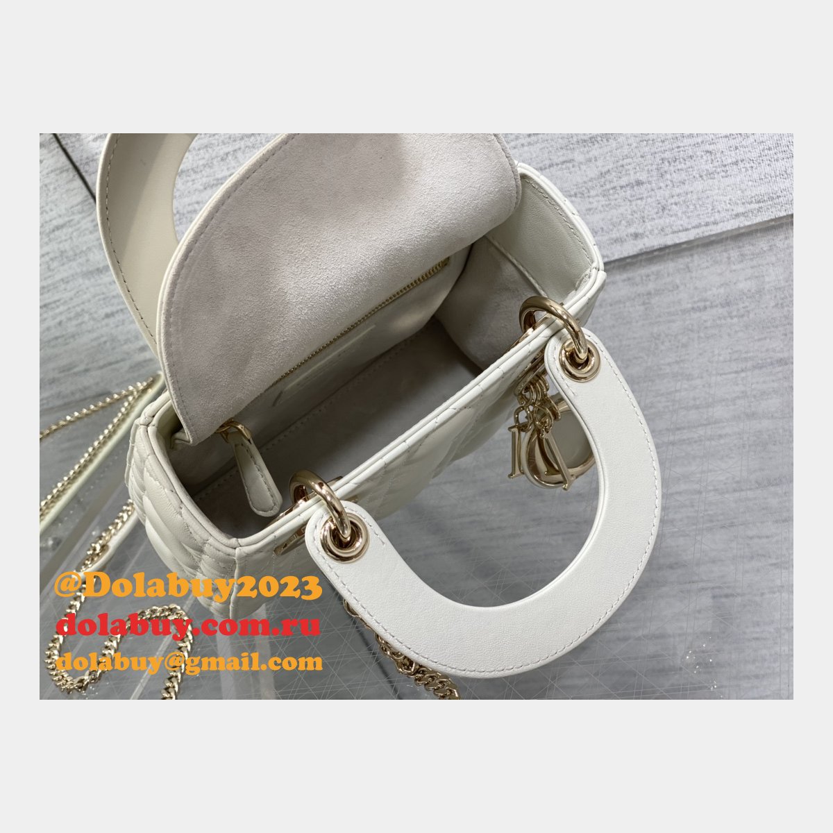 Top Quality DIOR lambskin mini lady bag 17cm