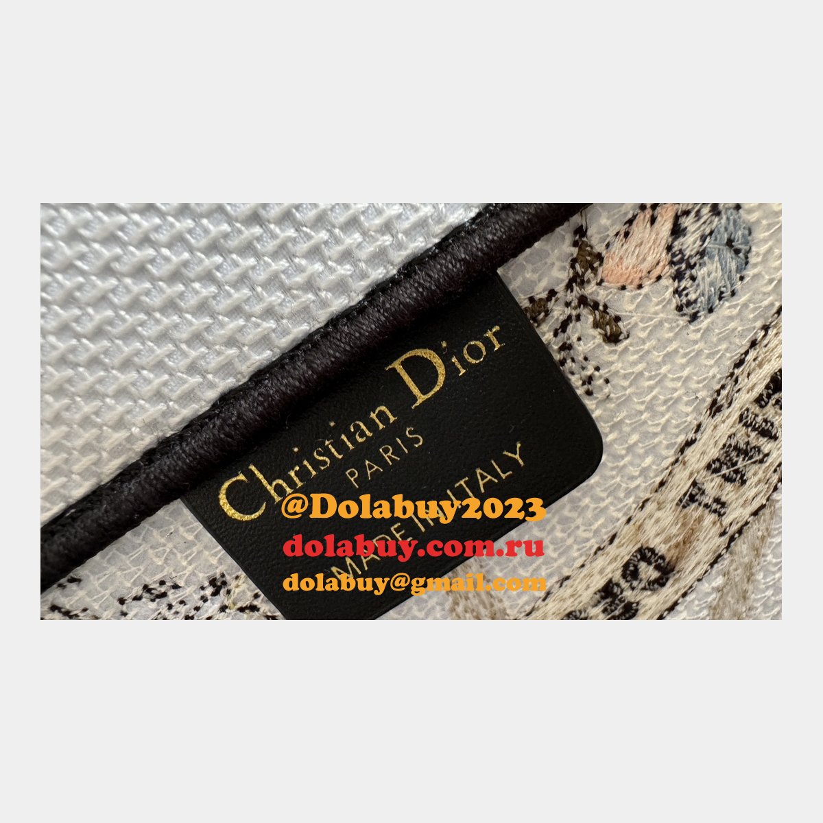 Dior 1:1 Mirror CD Book Tote Top Designer Replica Bags