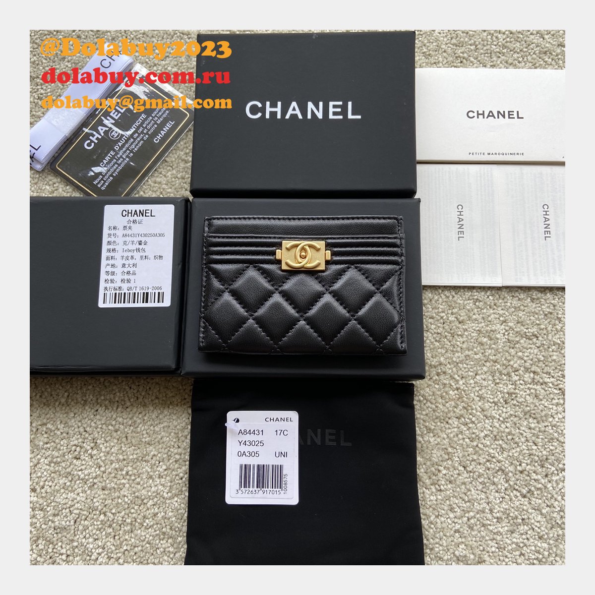 Top Quality 84431 CARD HOLDER CC wallet