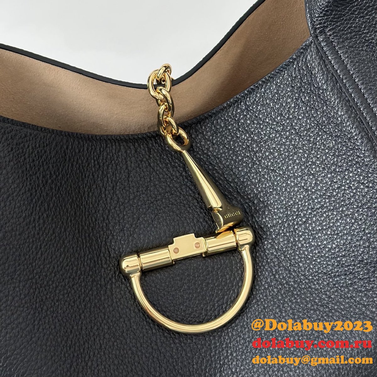 Gucci Softbit Maxi Shoulder Black 837466 Copy Bag