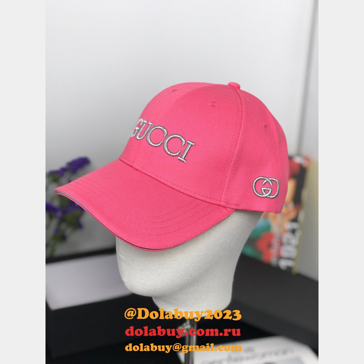 Best Gucci Court simple embroidery logo Baseball cap