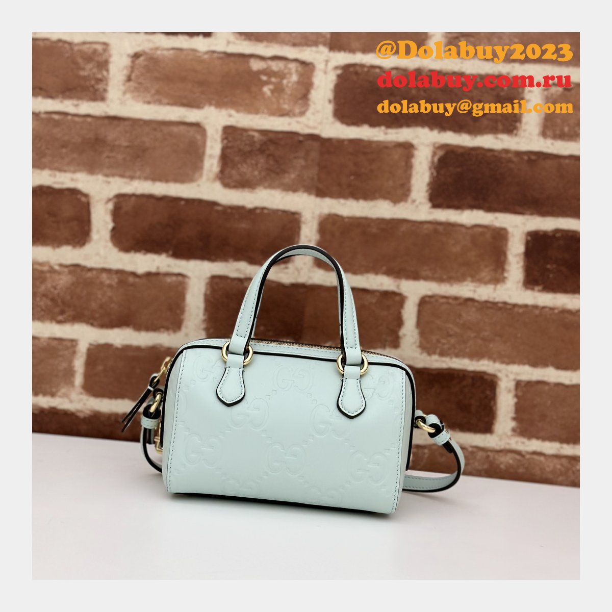 Replica 790130 GG Super Mini Top Handle Gucci Designer Bag