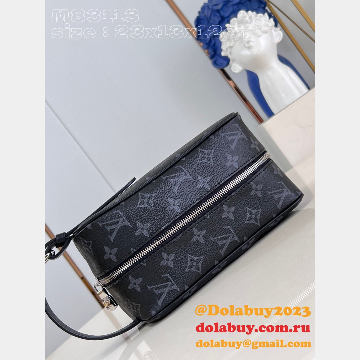 Locker Dopp Kit Monogram M83112 Men Replicas Louis Vuitton Travel