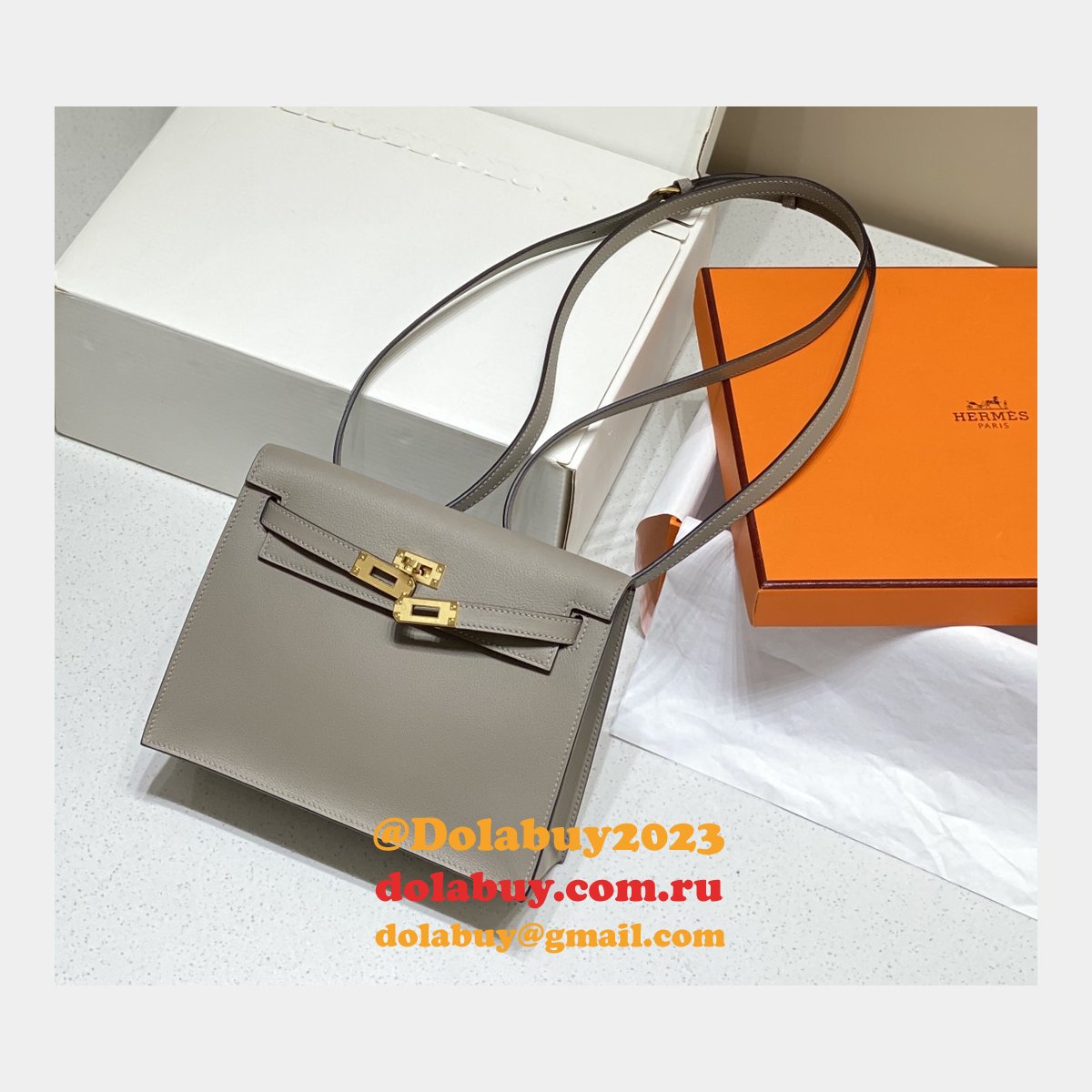 7 Star HERMES KELLY DANSE Customize BAG FOR SALE