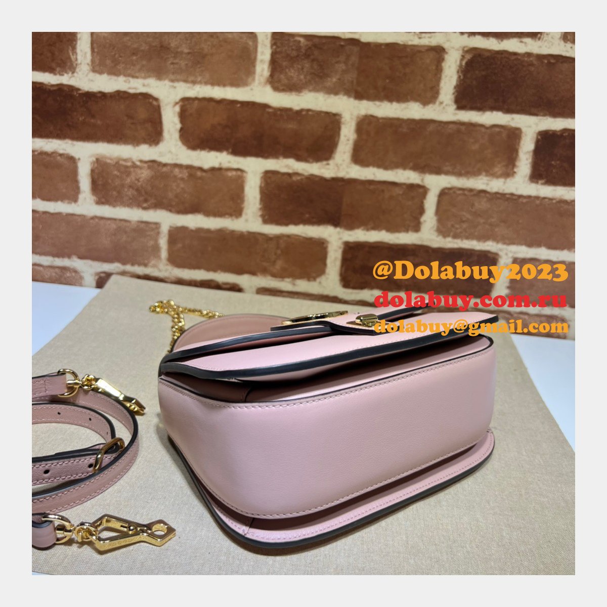 high quality G*u*i blondie top-handle 735101 designer bag