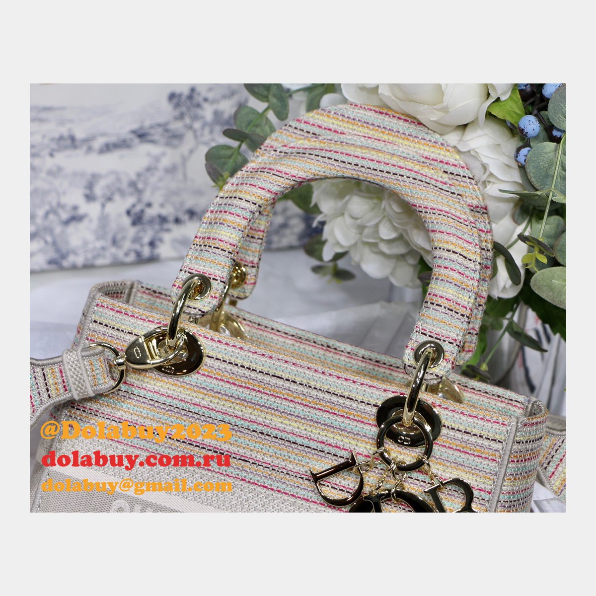 Lady Christian Dior Best 24cm Lady D-Lite Replica Bag