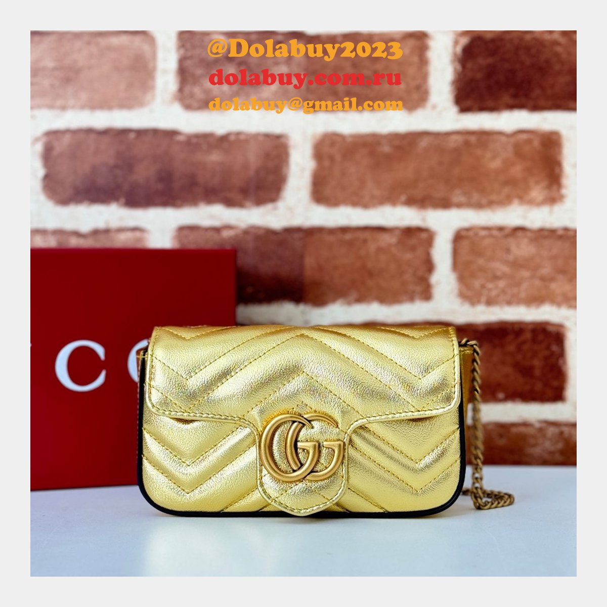 Luxury Gucci GG Marmont 476433/446744/443497 Replica High-Quality Bag