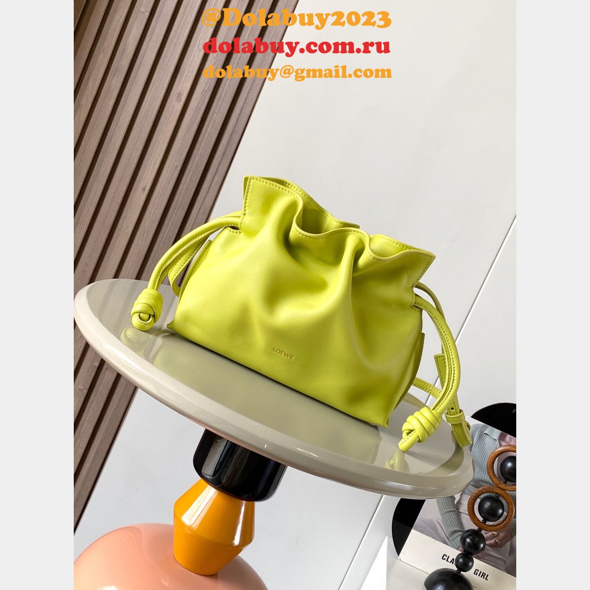 Replica Loewe Mini Flamenco Clutch In Nappa Calfskin 23CM