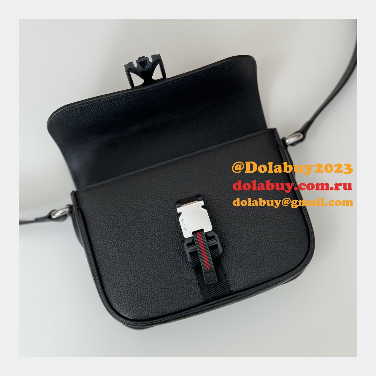 Perfect Luxury Gucci Super 800313 Shoulder Knockoff Black Bag