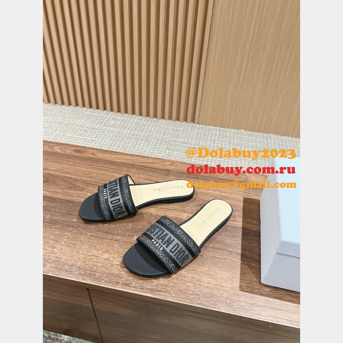 Top Quality Cheap Knockoff DIOR DWAY SLIDE