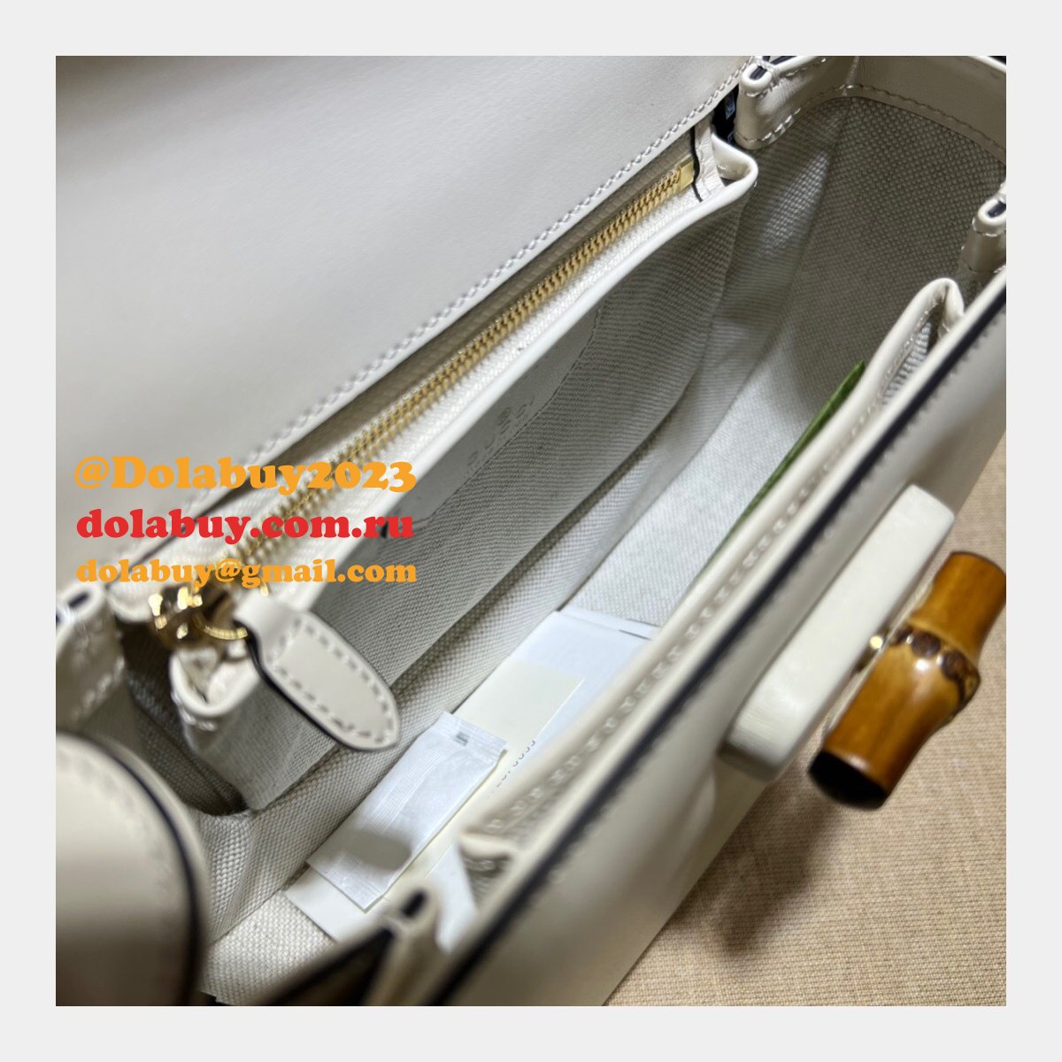 Top Quality Gucci Bamboo 1947 Small Top Handle Bag #675797
