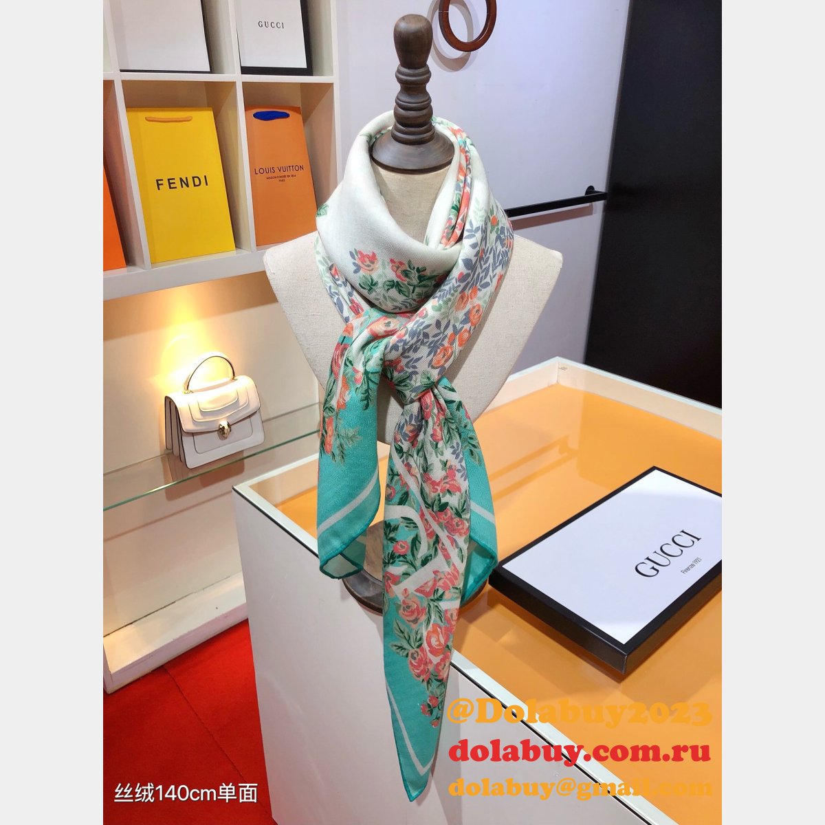 Knockoff Fashion Gucci Cashmere Scarf