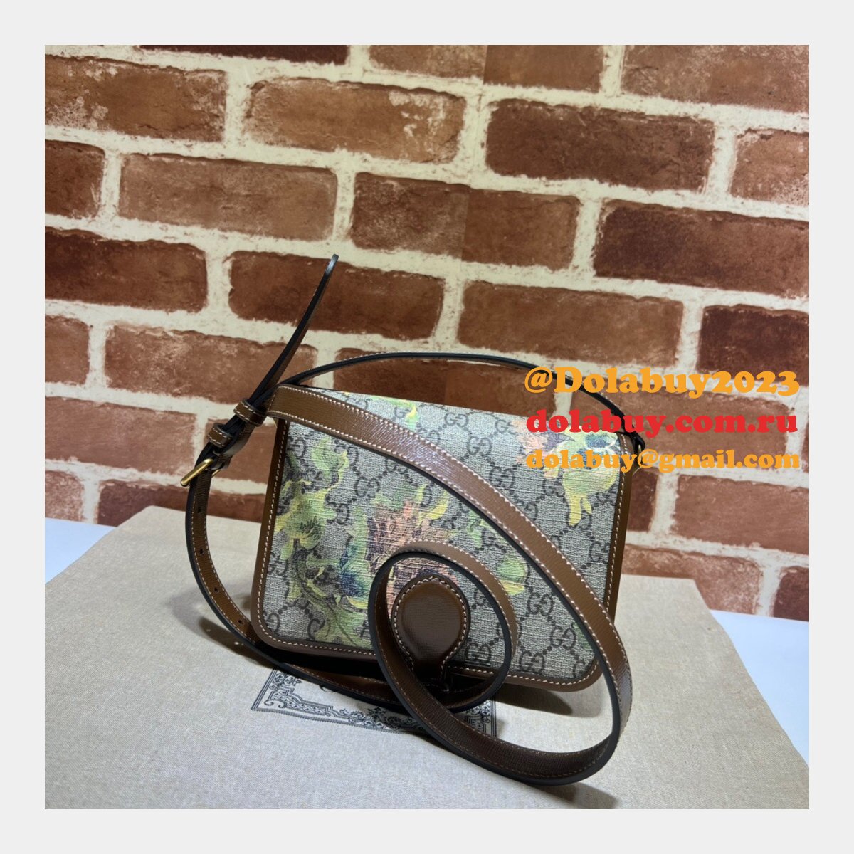 The Highest Quality Fake Gucci 671620 shoulder bag with Interlocking G