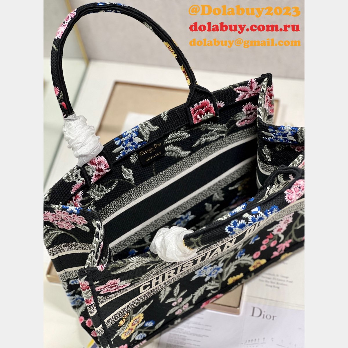 The Best Christian Dior CD Book 26.5/36/41.5CM Tote Handbag Replica