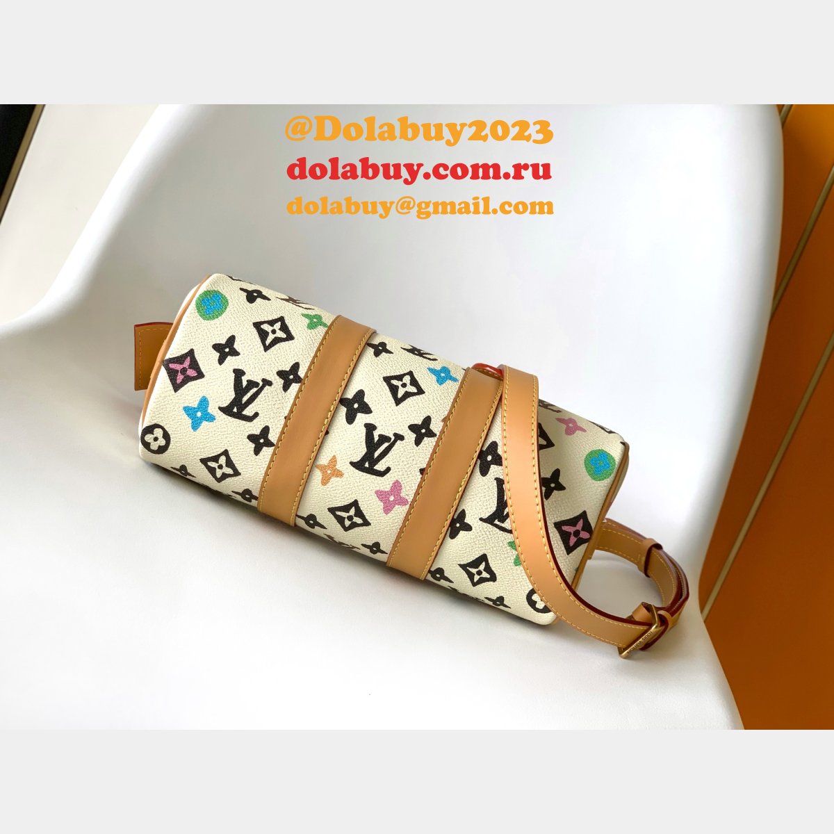 7 Star LOUIS VUITTON M24849 Keepall 25 Monogram Eclipse Reverse BAG