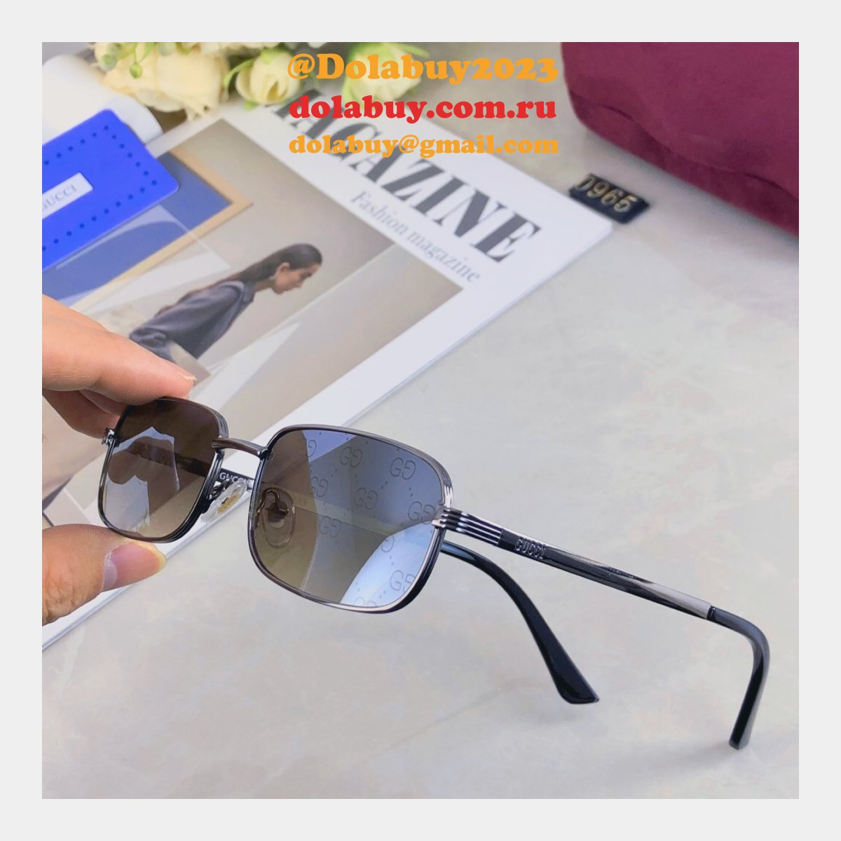 Gucci 2025 Retro Versatile Sunglasses