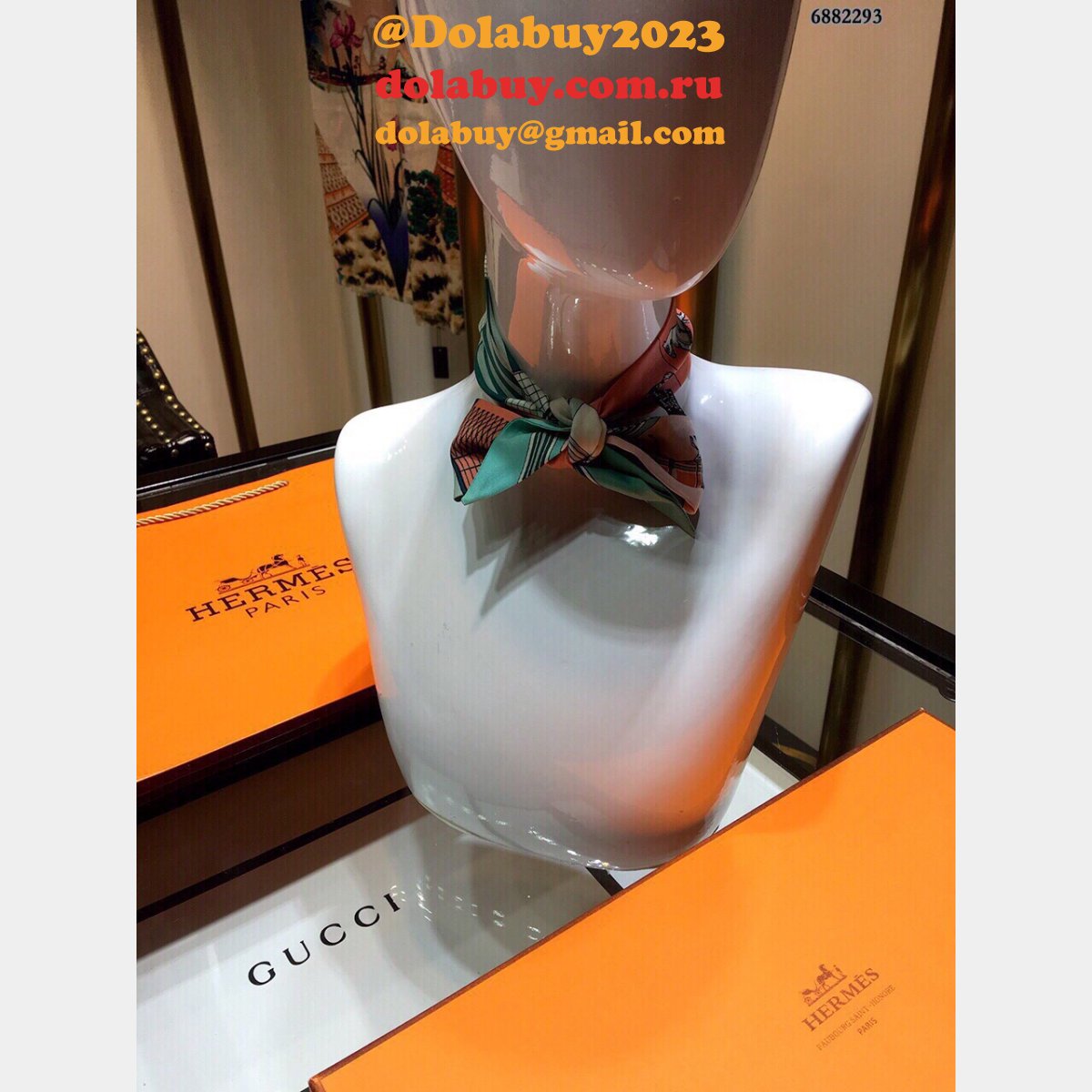 Hermes H Straps bow tie streamers